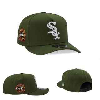Gorra New Era White shox Verde