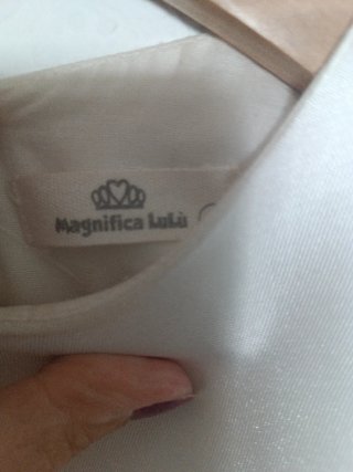 Vestido fiesta niña rosa y blanco