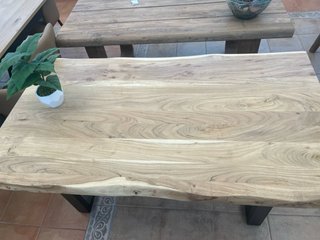 Mesa Acacia Madera Natural desde 100x60 a 240x110