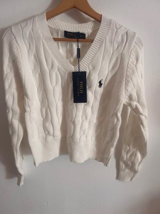 Jersey Polo Ralph Lauren Blanco Talla S