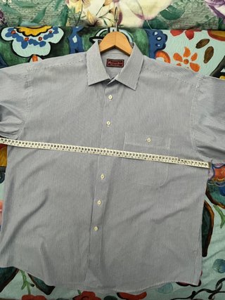 Camisa de rayas Snowdon azul y blanco