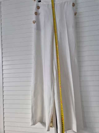Pantalón blanco Zara Talla XS