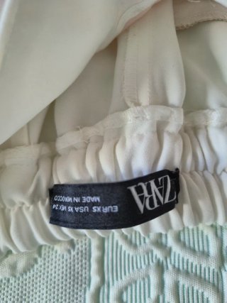 Pantalón blanco Zara Talla XS