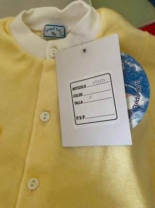 Pijama enterizo de bebé.