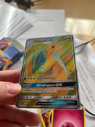 Carta Pokémon Dragonite GX autentica
