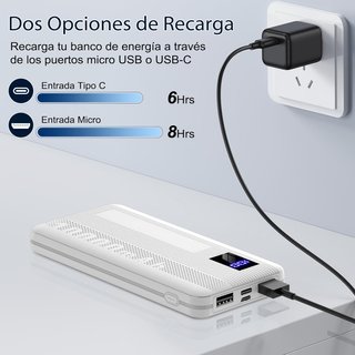 Dbasne batería externa portátil carga rápida