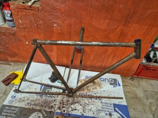 Bicicleta Fixie Naranja