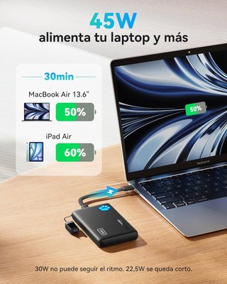 INIU power bank ligero carga rápida