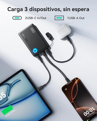 INIU power bank ligero carga rápida