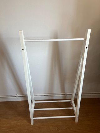Perchero infantil blanco