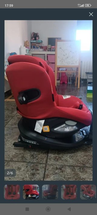 Silla coche Joie i-Spin 360 Roja