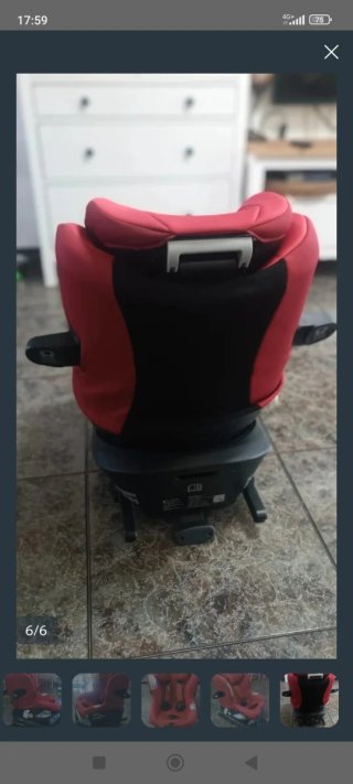 Silla coche Joie i-Spin 360 Roja