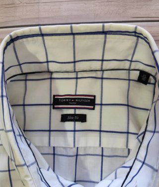 Camisa Tommy Hilfiger Manga Larga Hombre Cuadros