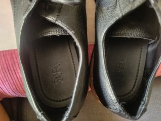 Zapato Zara Man Piel Negro