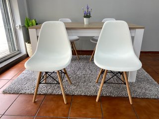 Mesa Comedor 140cm con Sillas Nordicas