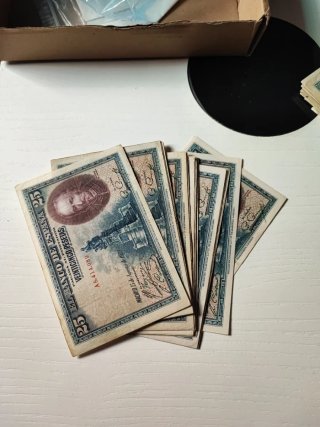 25 Billetes de 25 Pesetas Banco de España 1929