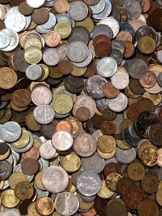 10 kilos de monedas de colección