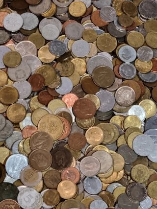 10 kilos de monedas de colección