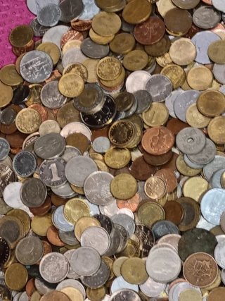 10 kilos de monedas de colección