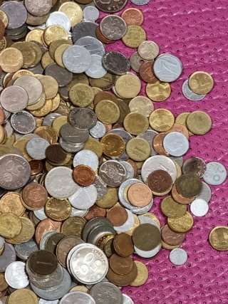 10 kilos de monedas de colección