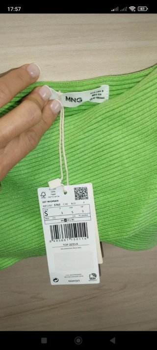 Crop top Mango Talla S