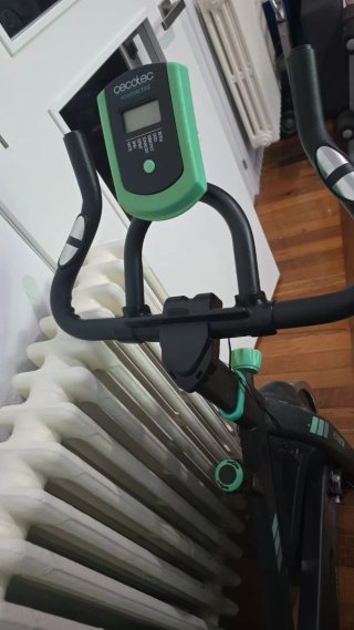 Bicicleta Estática Verde y Negra