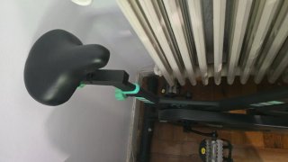 Bicicleta Estática Verde y Negra