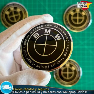 Emblemas BMW 56mm x4 M Power Tapas Tapacubos