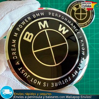 Emblemas BMW 56mm x4 M Power Tapas Tapacubos