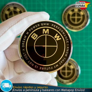Emblemas BMW 56mm x4 M Power Tapas Tapacubos