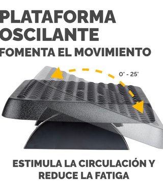 Reposapiés Fellowes Negro