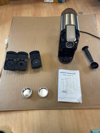 Cafetera Brutella 1400W Negra