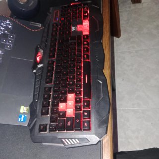 Tastiera da Gaming W Retroilluminata Rosso
