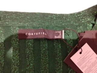 Jersey verde lurex manga corta
