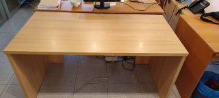 Escritorio de oficina madera y metal