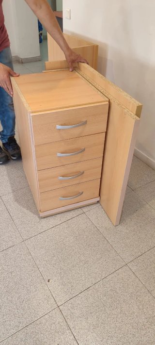 Escritorio de oficina madera y metal