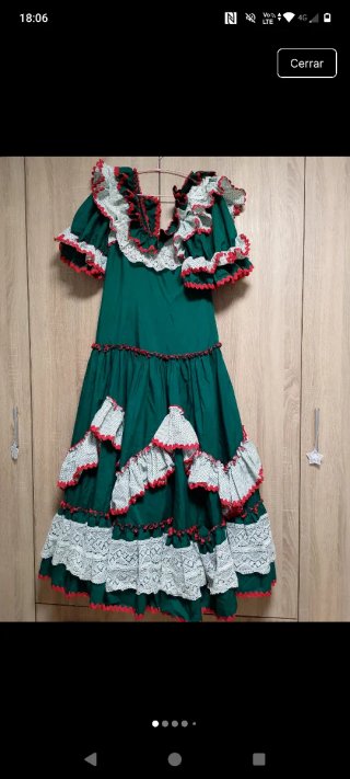 Traje Flamenca Vintage