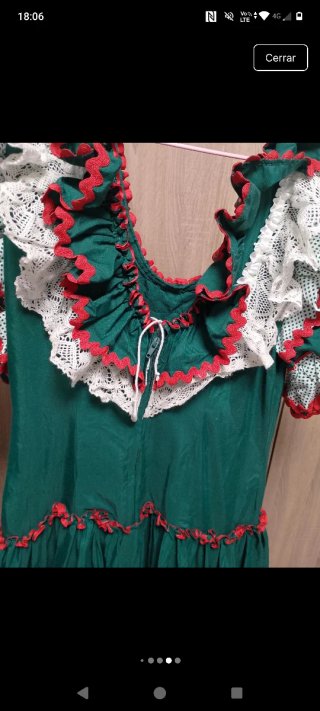 Traje Flamenca Vintage