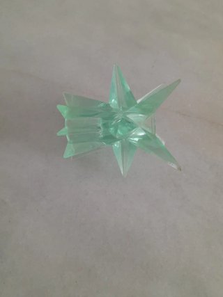 Palillero antiguo estrella verde