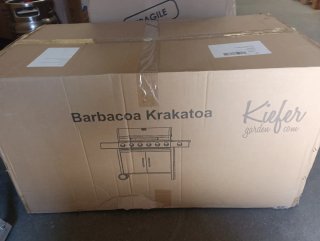 Barbacoa de gas Krakatoa 6 quemadores + 1 fogón