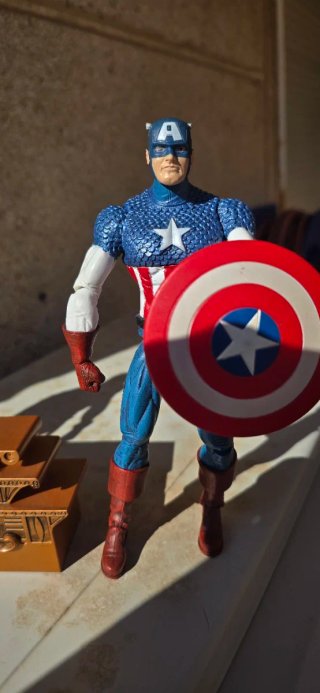 Diorama 2 Capitan America Marvel Select/Legends