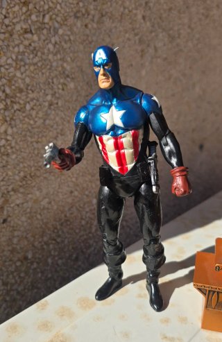 Diorama 2 Capitan America Marvel Select/Legends