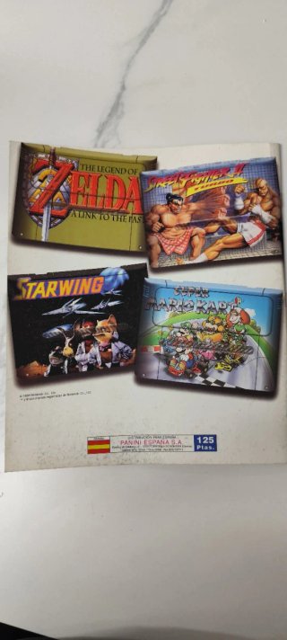 Álbum Nintendo Los Juegos Panini 1994