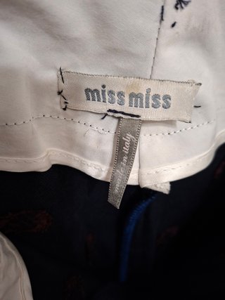 Pantaloni MissMiss donna pois marrone/grigio