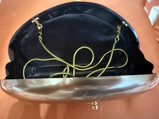 Bolso fiesta carey beige-dorado