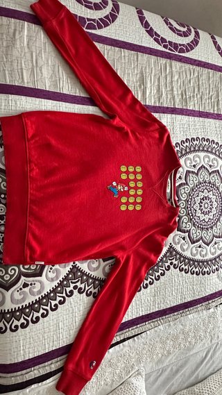 Sudadera Mario Bros Roja