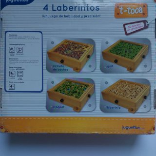 Juego 4 Laberintos Juguettos t-toca