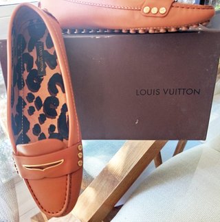 Mocasines Louis Vuitton Marrones Nuevos