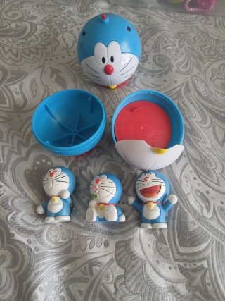 Lote 5 Figuras Doraemon