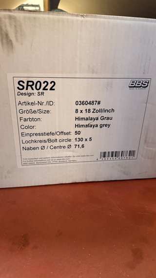 Llantas BBS SR021 y SR022 como Nuevas